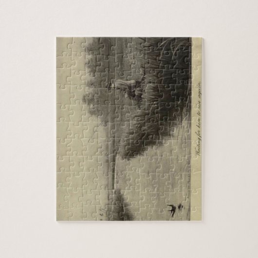 Vissende rivier Legpuzzel (Verticaal)