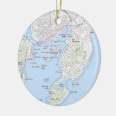 Vissende stad van Gloucester MA Ornament (Links)