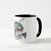 Vissende sublimatie/ Ik word liever Gevist Mok (Voorkant rechts)