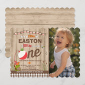 Vissende uitnodiging op zaterdag (Voorkant / Achterkant)