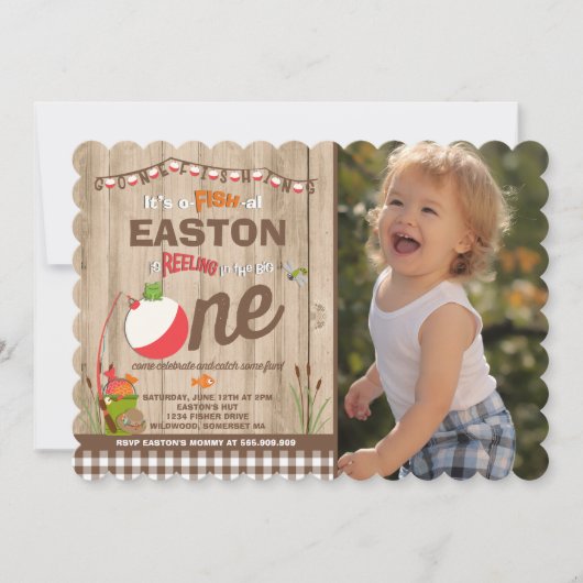 Vissende uitnodiging op zaterdag (Voorkant)