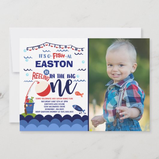 Vissende uitnodiging op zaterdag (Voorkant)