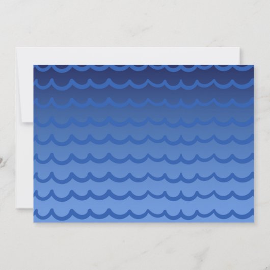 Vissende uitnodiging op zaterdag (Achterkant)