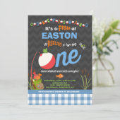 Vissende uitnodiging op zaterdag (Staand voorkant)