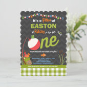 Vissende uitnodiging op zaterdag (Staand voorkant)