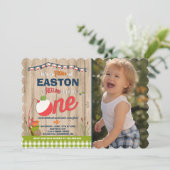 Vissende uitnodiging op zaterdag (Staand voorkant)