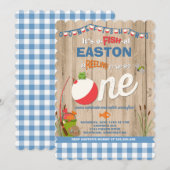 Vissende uitnodiging op zaterdag (Voorkant / Achterkant)