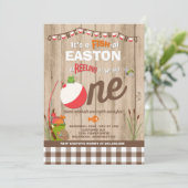 Vissende uitnodiging op zaterdag (Staand voorkant)