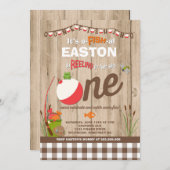 Vissende uitnodiging op zaterdag (Voorkant / Achterkant)