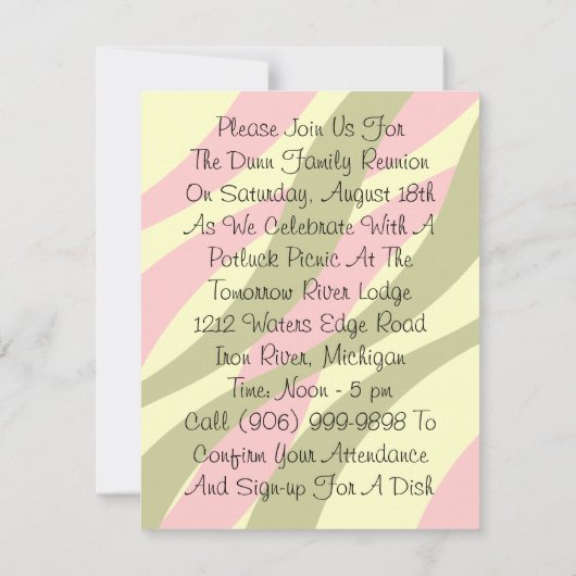  Vissende uitwendige gezinshereniging Kaart (Achterkant)