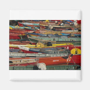 Vissende vaartuigen, Antofagasta, Chili Magneet