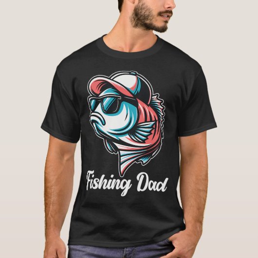 vissende vader t-shirt (Voorkant)