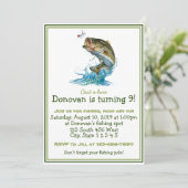 Vissende verjaardag kaart (Staand voorkant)