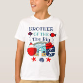 Vissende verjaardagsbroer van de Birthday Boy T-shirt (Voorkant)