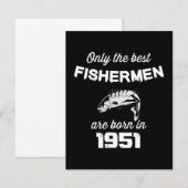 Vissende visser 70e verjaardag (Voorkant / Achterkant)