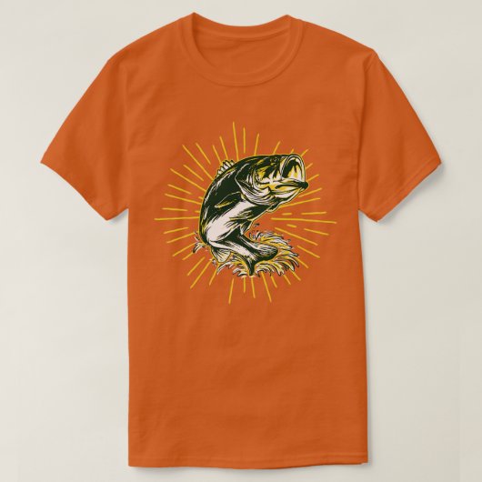 Vissende visser t-shirt (Design voorkant)