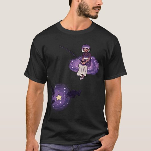 Vissende Visser T-shirt (Voorkant)