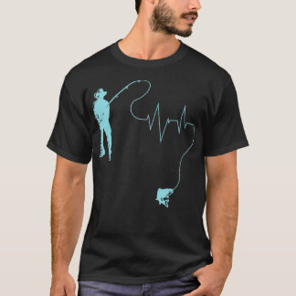 Vissende visserij- en sportnetten voor de visserij t-shirt
