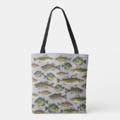 Vissende visserij-Natuur Angler Tote Bag (Achterkant)