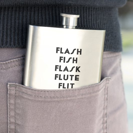 Vissenflesje met flesje flacon (Voorbeeld)