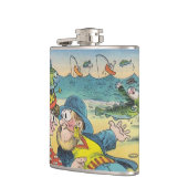  vissenkloon Vist vun Label-langs fles Heupfles (Links)