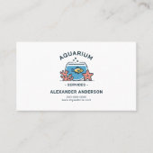 Vissenkom - Aquariumdiensten Visitekaartje (Voorkant)
