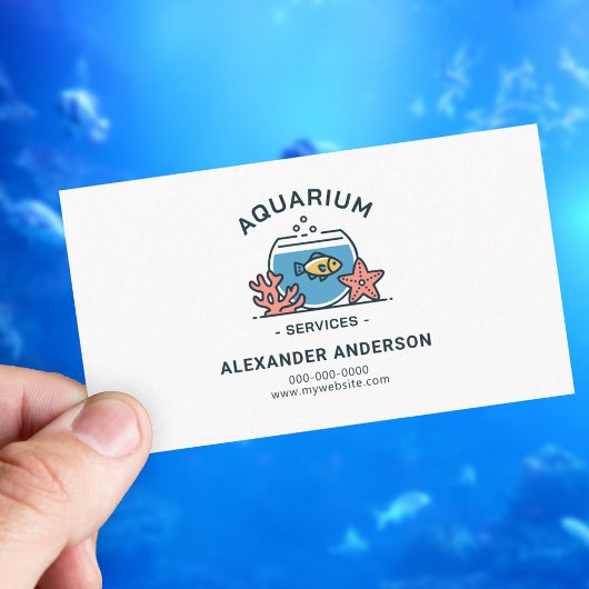 Vissenkom - Aquariumdiensten Visitekaartje