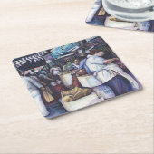 Vissenkopsoep, Singapore Kartonnen Onderzetters (Schuin)