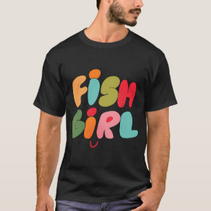 Vissenmeisje (Roze) T-shirt