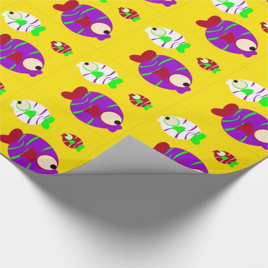 Vissenpakpapier Cadeaupapier (Hoek)