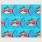 Vissenpakpapier Cadeaupapier (Vlak)