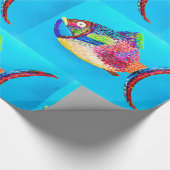 Vissenpakpapier Cadeaupapier (Hoek)