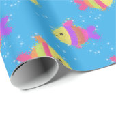 Vissenpatroon zwemmen cadeaupapier (Rol Hoek)