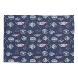 Vissenpatroonkussens Kussensloop