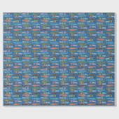 Vissenpatroonpakpapier Cadeaupapier (Vlak)