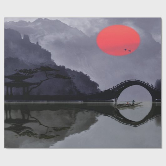 Vissenvangerpapier Cadeaupapier (Vlak)