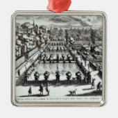 Vissenvijvers van "Le Fontan" in Villa d'Este (Tiv Metalen Ornament (Voorkant)