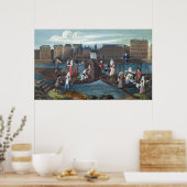 Vissenwinkel en wasserijboot in de Quai Poster (Keuken)
