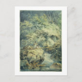 Visser, 1794 (w/c over grafiet op papier) briefkaart (Voorkant)