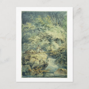 Visser, 1794 (w/c over grafiet op papier) briefkaart