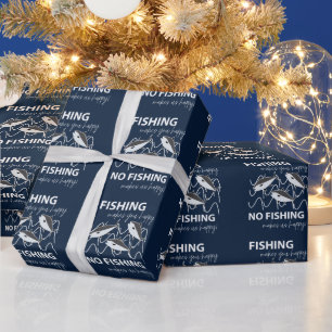 Visser Angler Verjaardag Vissen Cadeaupapier
