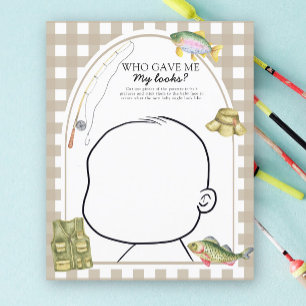 Visser baby shower - Wie heeft me mijn uiterlijk g