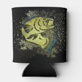 Visser Bass Tribal Art Blikjeskoeler (Achterkant)