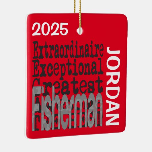 Visser Buitengewoon DOUANE Keramisch Ornament (Rechts)