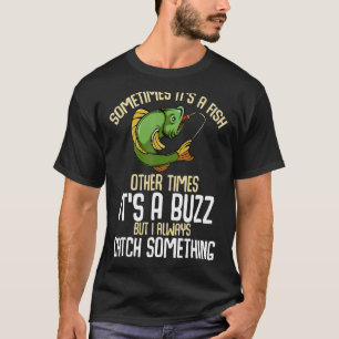 Visser Draaiend Schip Vissen Humor Grappen Boot T-shirt