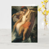 Visser en Sirene Kaart (Gele Bloem)