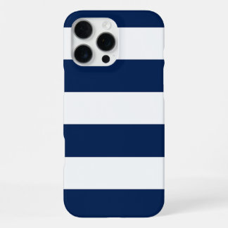 Visser Esthetiek Blauw Gestreepte iPhone 16 Pro Max Hoesje