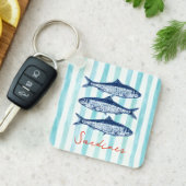 Visser Esthetiek Sardines Strepen Sleutelhanger
