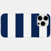 Visser esthetische blauw gestreept Case-Mate iPhone case (Achterkant (horizontaal))