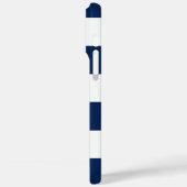 Visser esthetische blauw gestreept Case-Mate iPhone case (Achterkant / Links)